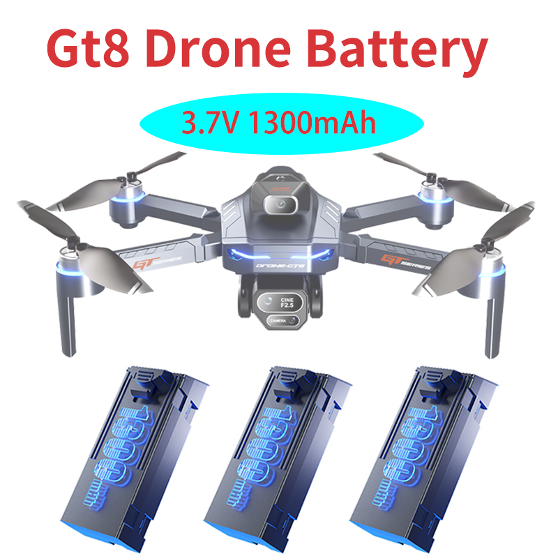Drone Surveying - Originele 3.7V 1300mAh GT8 Drone Batterij