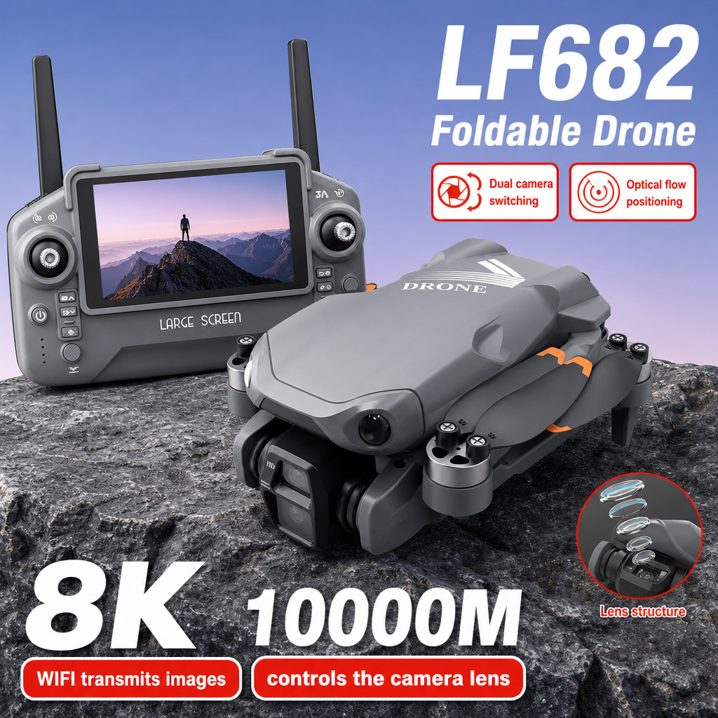 Drone Video Production - Luchtfoto LF682 Drone 8K HD Dubbele