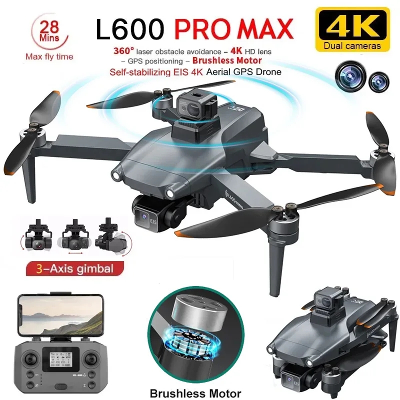 Drone Surveying - L600 PRO MAX GPS Drone Professionele