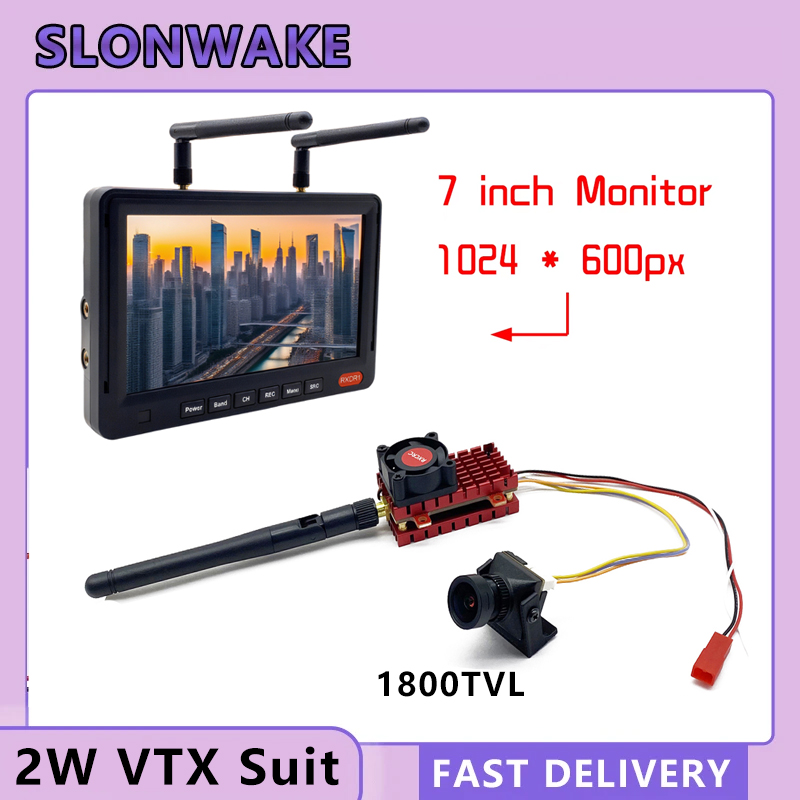 SLONWAKE 5.8G 2W VTX FPV 1800T - Drone Aerial Photography recensie en prijs