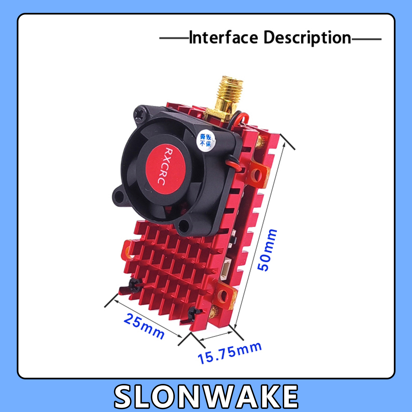 SLONWAKE 5.8G 2W VTX FPV 1800T - Drone Aerial Photography recensie en prijs
