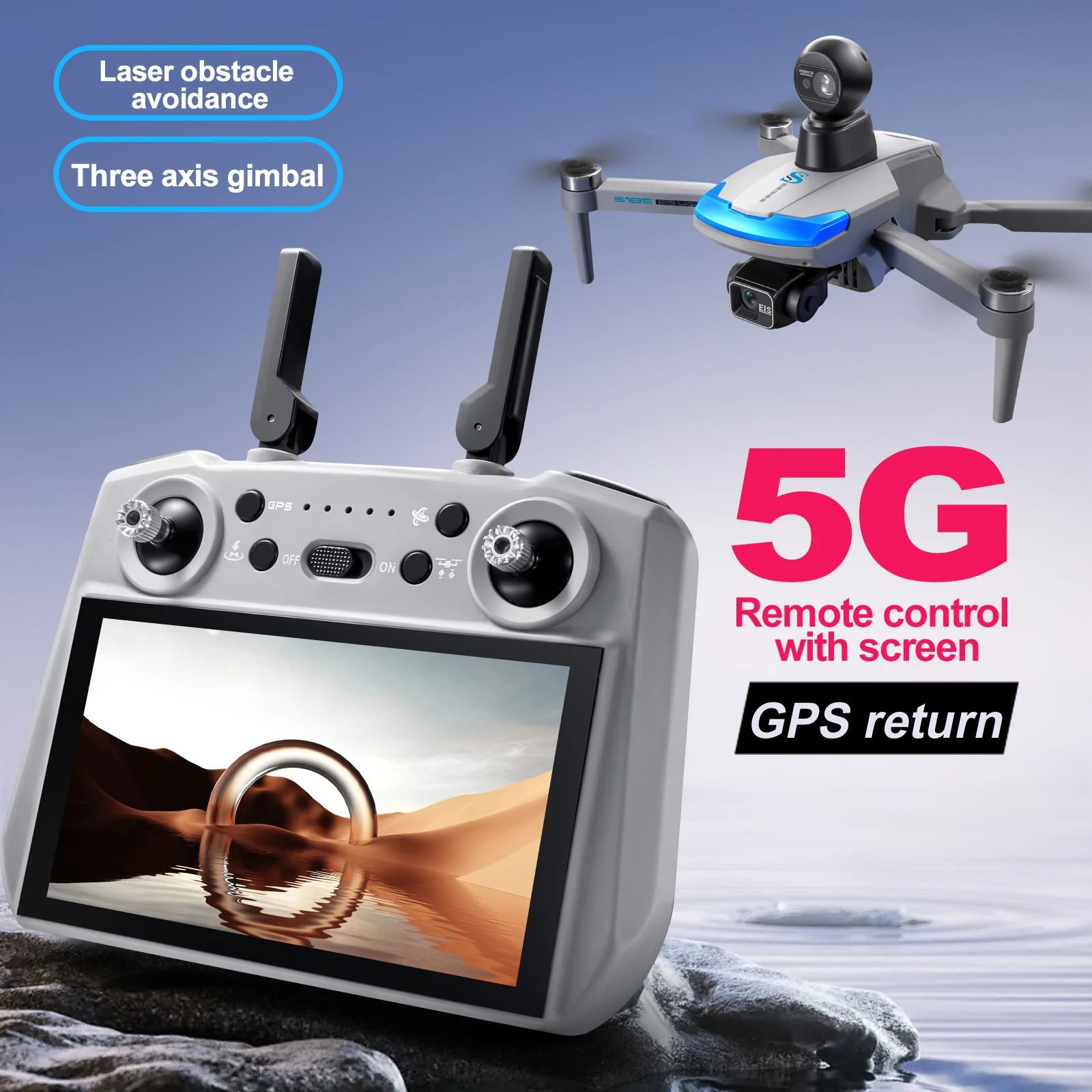 S185 Professionele Drone 2.7K  - Drone Surveying recensie en prijs